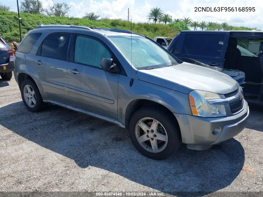 2005 Chevrolet Equinox Lt VIN: 2CNDL63F956168595 Lot: 40474546