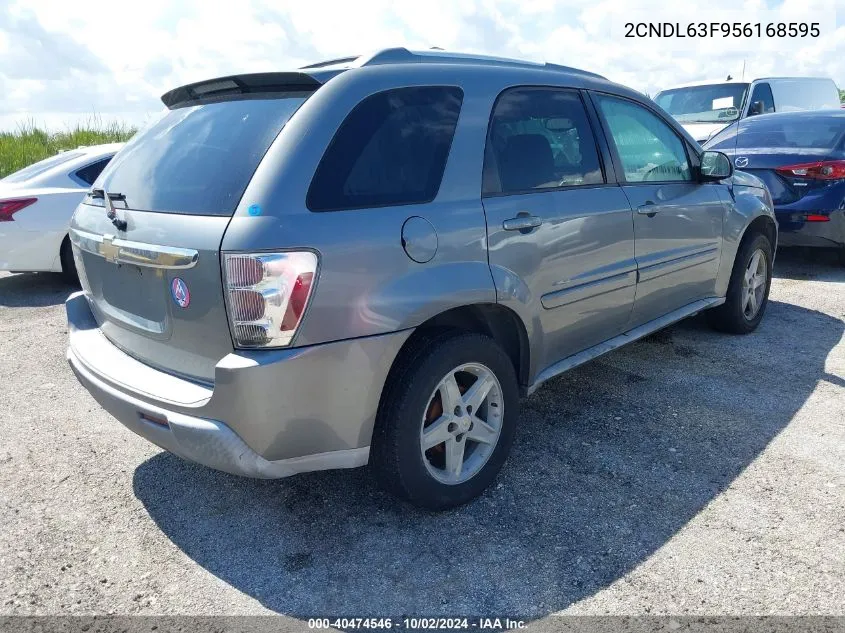 2005 Chevrolet Equinox Lt VIN: 2CNDL63F956168595 Lot: 40474546