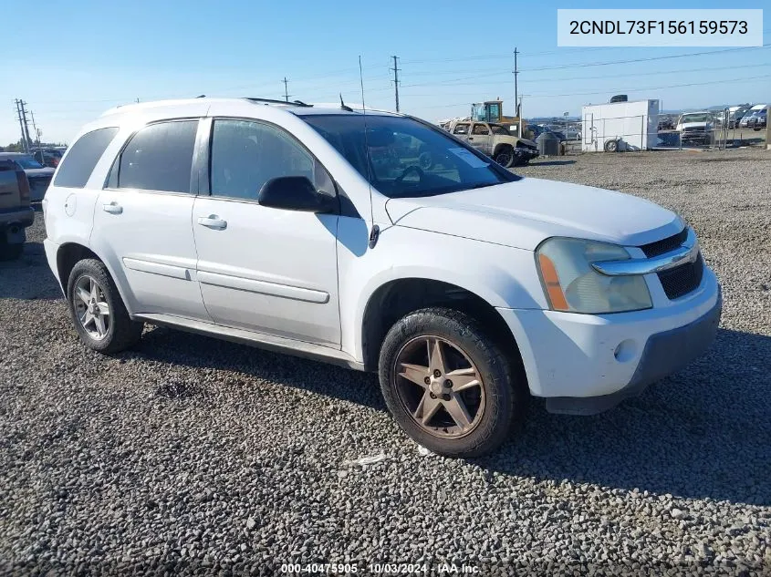 2005 Chevrolet Equinox Lt VIN: 2CNDL73F156159573 Lot: 40475905