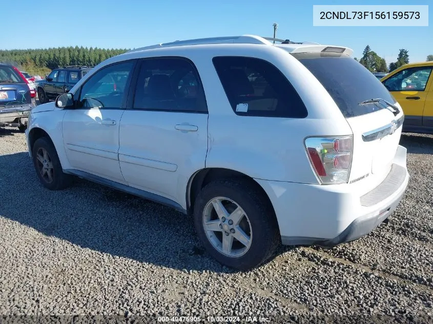 2005 Chevrolet Equinox Lt VIN: 2CNDL73F156159573 Lot: 40475905