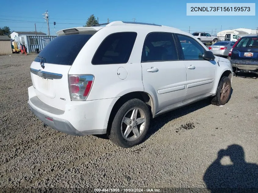 2005 Chevrolet Equinox Lt VIN: 2CNDL73F156159573 Lot: 40475905