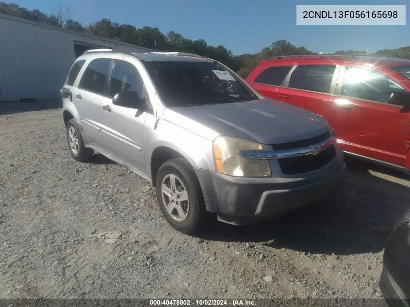 2005 Chevrolet Equinox Ls VIN: 2CNDL13F056165698 Lot: 40478802