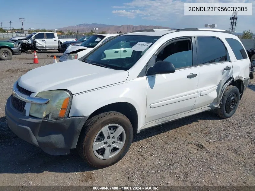 2005 Chevrolet Equinox Ls VIN: 2CNDL23F956037305 Lot: 40487408