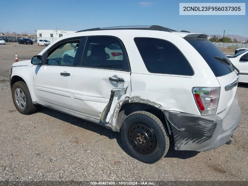 2005 Chevrolet Equinox Ls VIN: 2CNDL23F956037305 Lot: 40487408