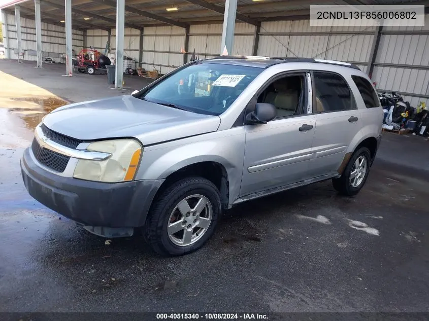 2CNDL13F856006802 2005 Chevrolet Equinox Ls