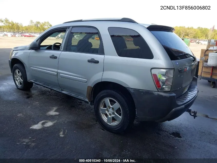 2CNDL13F856006802 2005 Chevrolet Equinox Ls