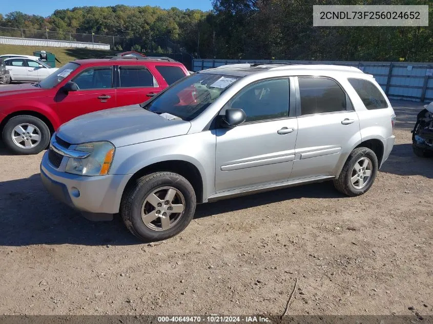 2CNDL73F256024652 2005 Chevrolet Equinox Lt