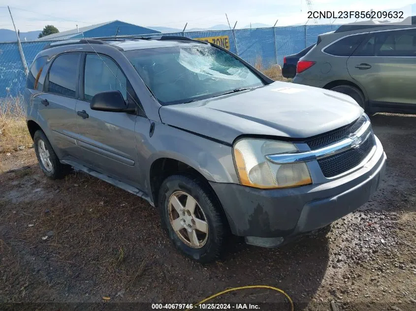 2005 Chevrolet Equinox Ls VIN: 2CNDL23F856209632 Lot: 40679746