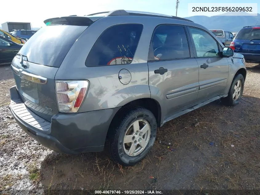 2005 Chevrolet Equinox Ls VIN: 2CNDL23F856209632 Lot: 40679746