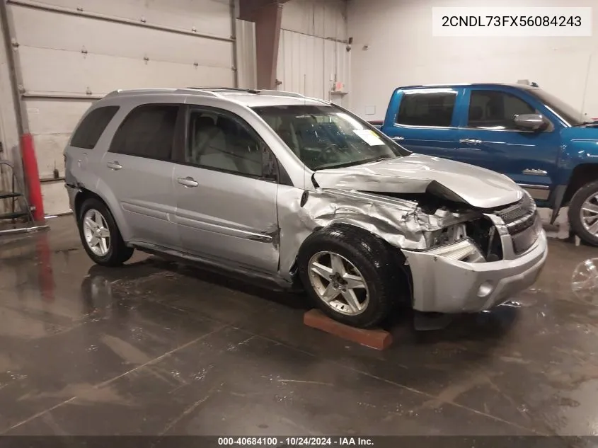 2005 Chevrolet Equinox Lt VIN: 2CNDL73FX56084243 Lot: 40684100