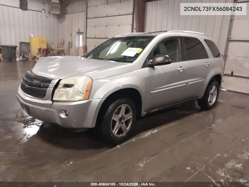 2005 Chevrolet Equinox Lt VIN: 2CNDL73FX56084243 Lot: 40684100