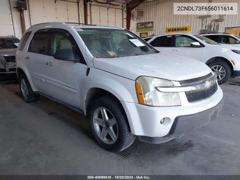 2005 Chevrolet Equinox Lt VIN: 2CNDL73F656011614 Lot: 40699830