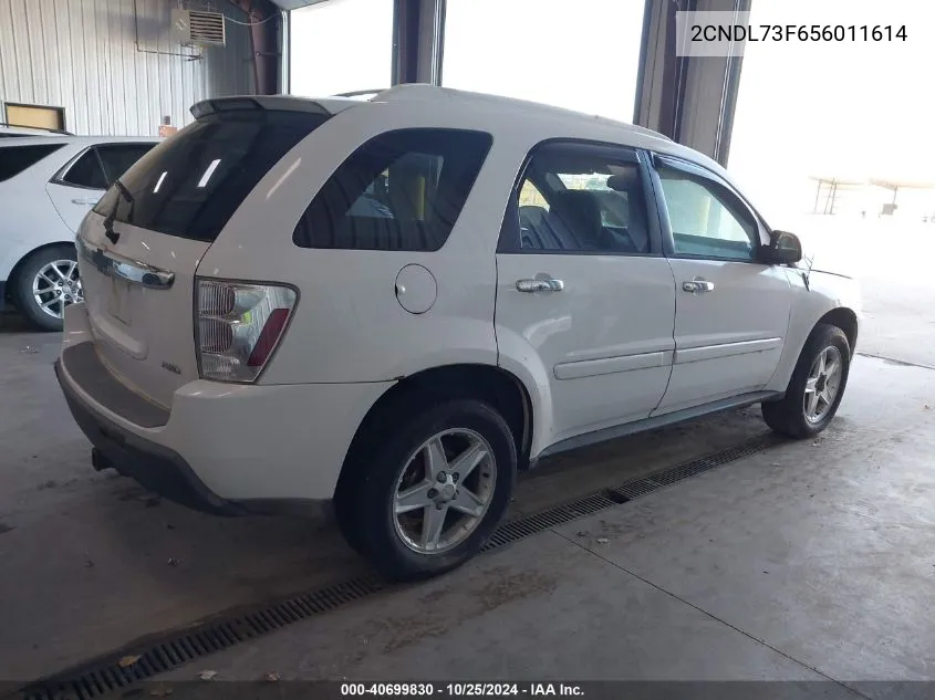 2005 Chevrolet Equinox Lt VIN: 2CNDL73F656011614 Lot: 40699830