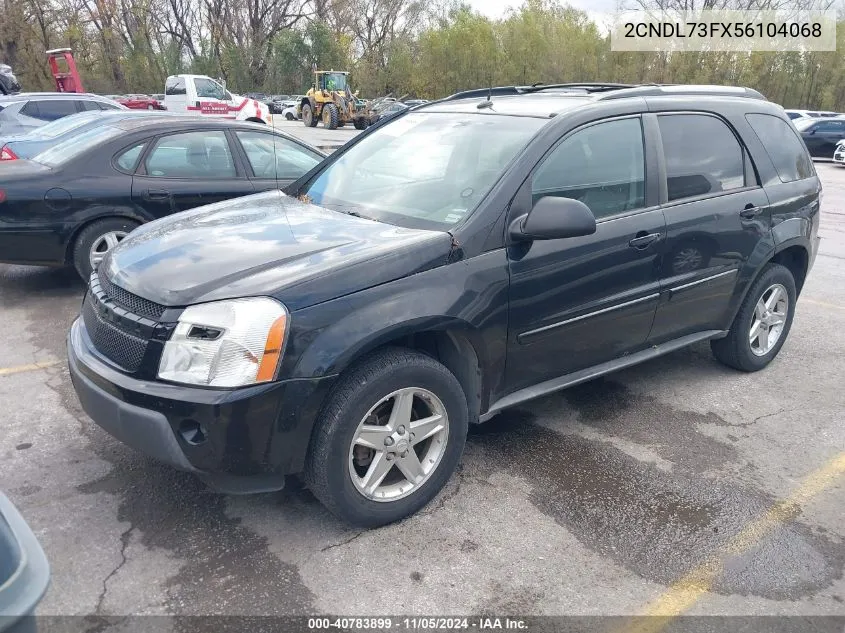 2CNDL73FX56104068 2005 Chevrolet Equinox Lt