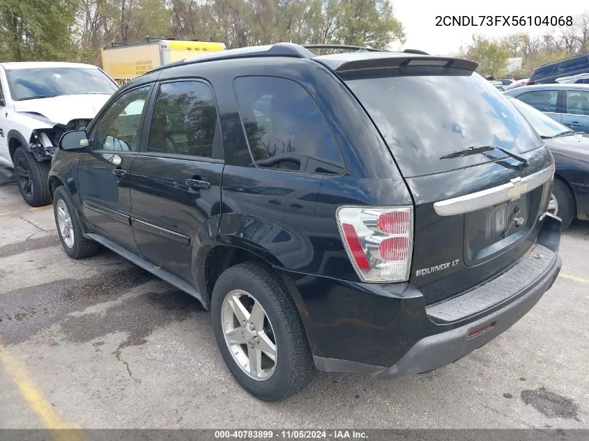 2005 Chevrolet Equinox Lt VIN: 2CNDL73FX56104068 Lot: 40783899