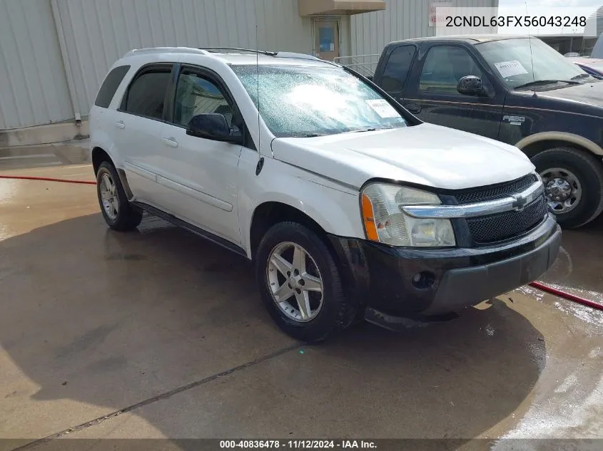 2CNDL63FX56043248 2005 Chevrolet Equinox Lt