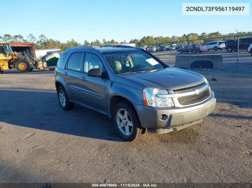 2005 Chevrolet Equinox Lt VIN: 2CNDL73F956119497 Lot: 40879868