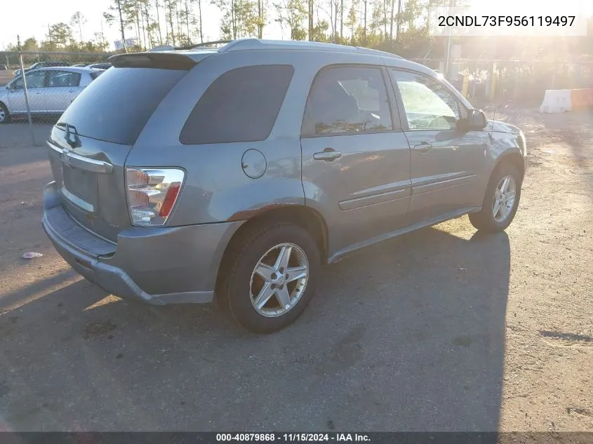 2005 Chevrolet Equinox Lt VIN: 2CNDL73F956119497 Lot: 40879868