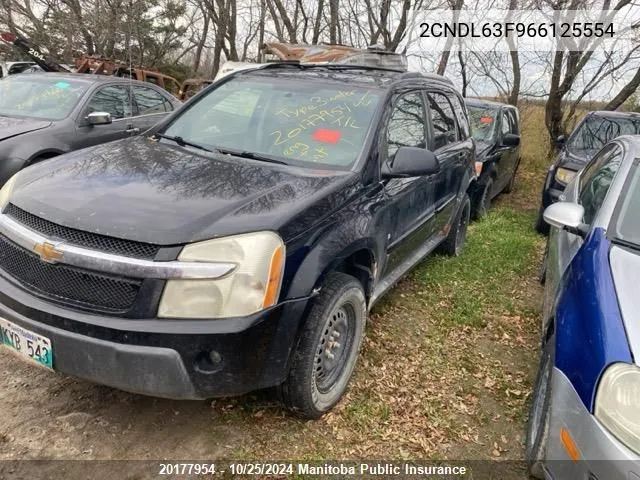 2CNDL63F966125554 2006 Chevrolet Equinox Lt V6