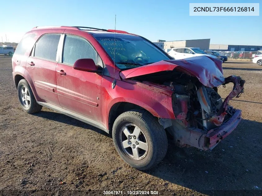 2006 Chevrolet Equinox Lt VIN: 2CNDL73F666126814 Lot: 30047971