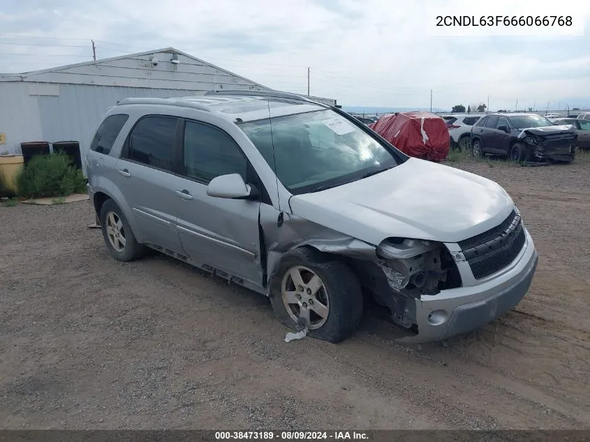 2CNDL63F666066768 2006 Chevrolet Equinox Lt