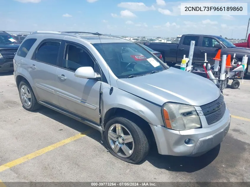 2006 Chevrolet Equinox Lt VIN: 2CNDL73F966189860 Lot: 39773264