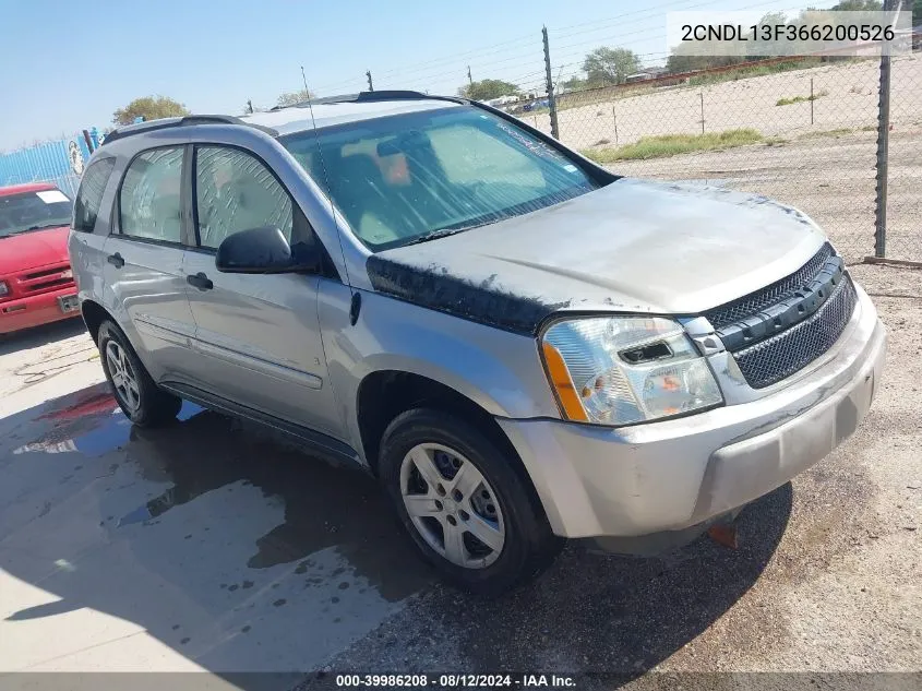 2CNDL13F366200526 2006 Chevrolet Equinox Ls