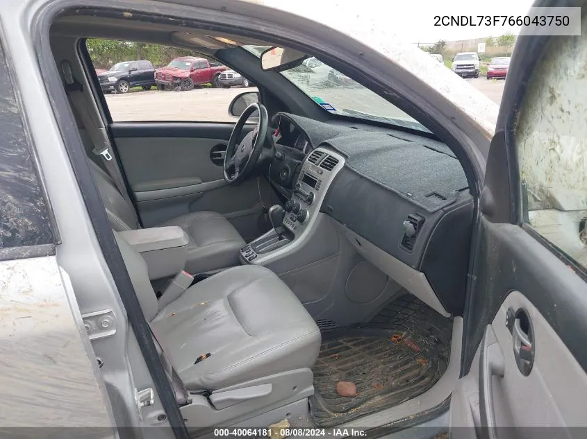 2CNDL73F766043750 2006 Chevrolet Equinox Lt