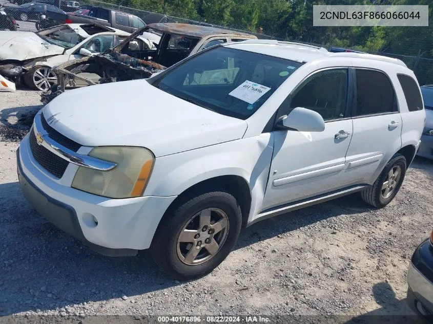 2CNDL63F866066044 2006 Chevrolet Equinox Lt