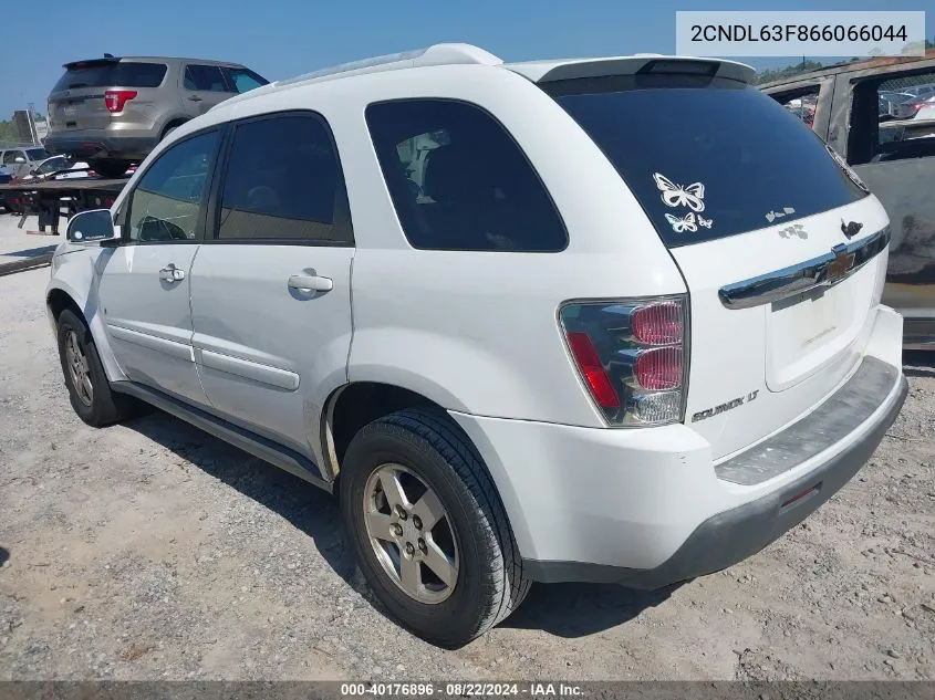 2CNDL63F866066044 2006 Chevrolet Equinox Lt