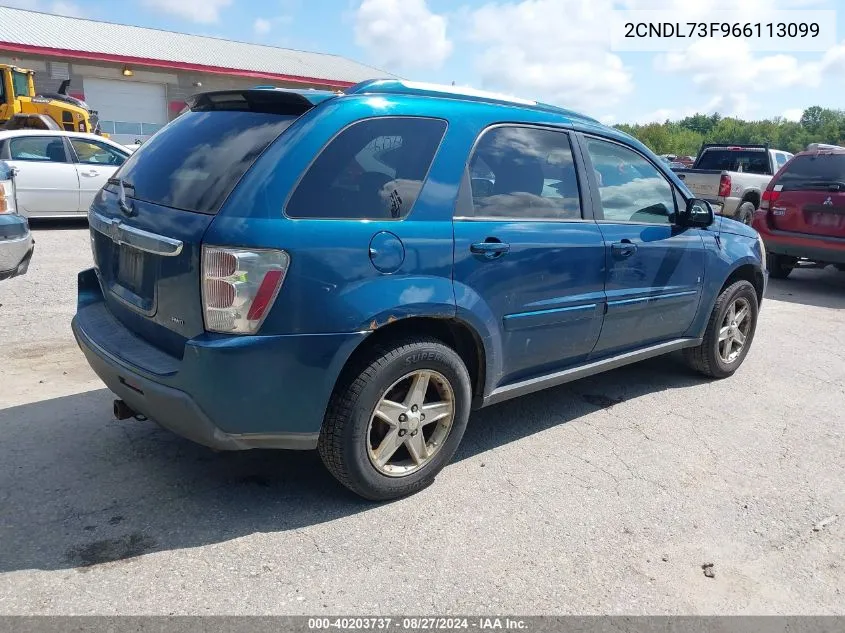 2CNDL73F966113099 2006 Chevrolet Equinox Lt