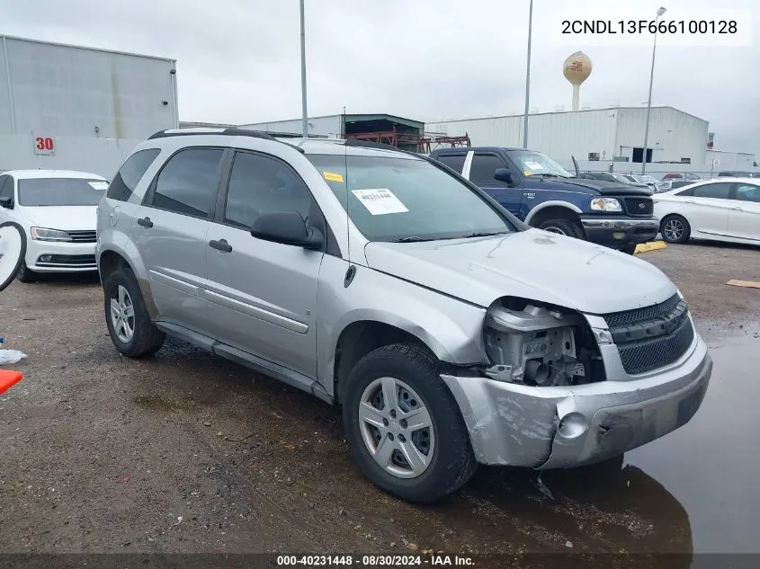 2CNDL13F666100128 2006 Chevrolet Equinox Ls