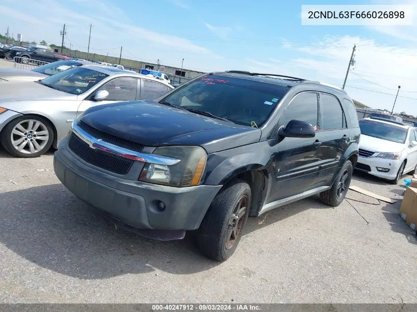 2CNDL63F666026898 2006 Chevrolet Equinox Lt