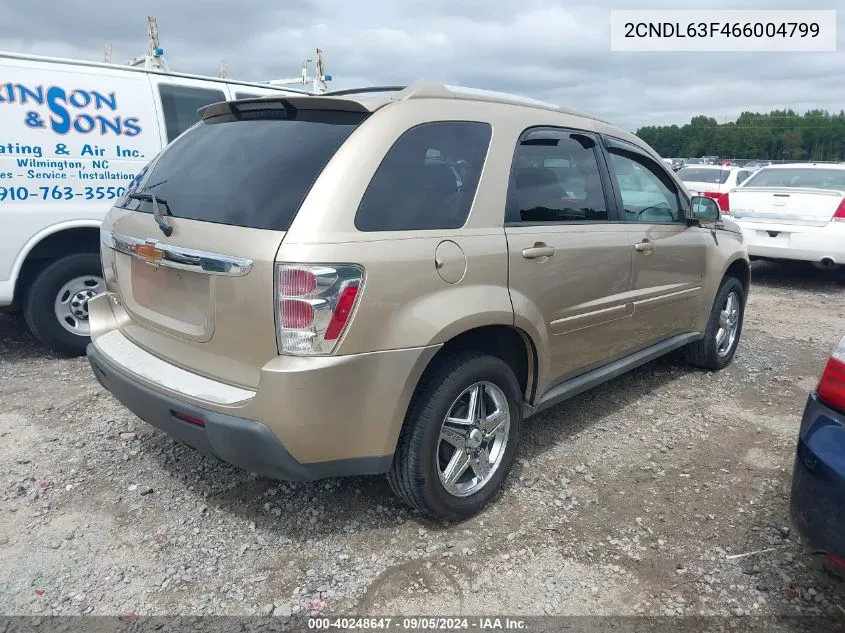 2CNDL63F466004799 2006 Chevrolet Equinox Lt