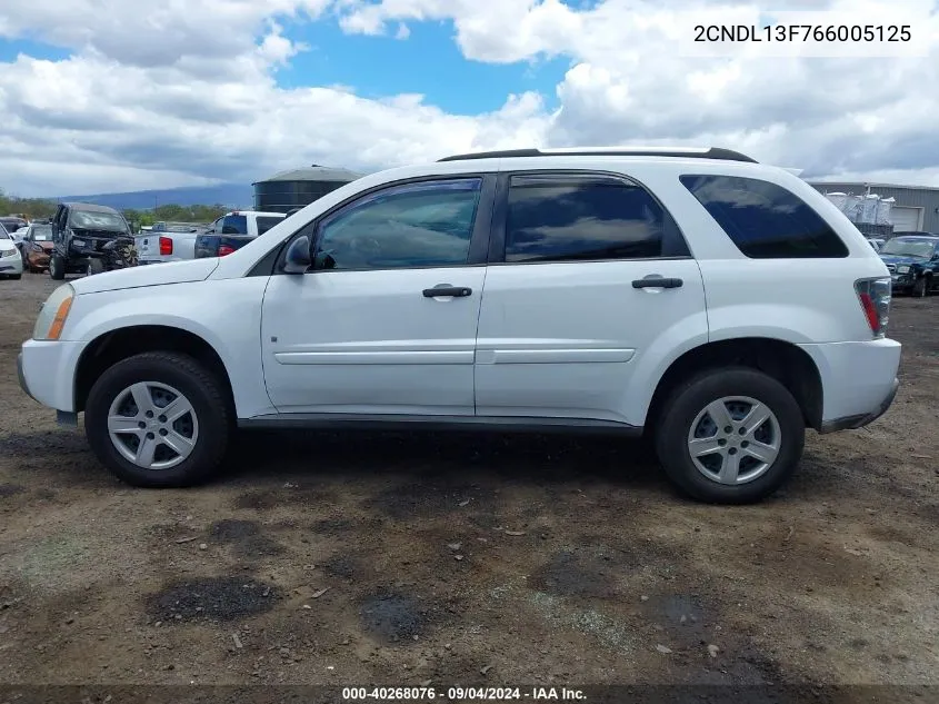 2CNDL13F766005125 2006 Chevrolet Equinox Ls