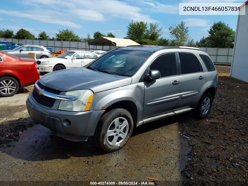 2006 Chevrolet Equinox Ls VIN: 2CNDL13F466057831 Lot: 40274309