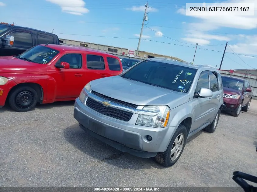 2006 Chevrolet Equinox Lt VIN: 2CNDL63F766071462 Lot: 40284028