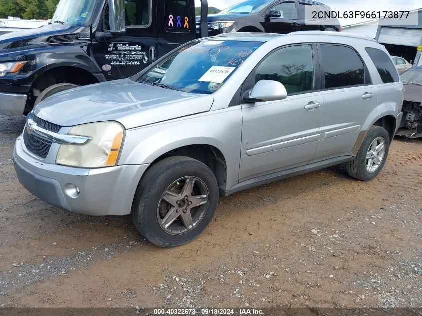 2006 Chevrolet Equinox Lt VIN: 2CNDL63F966173877 Lot: 40322678