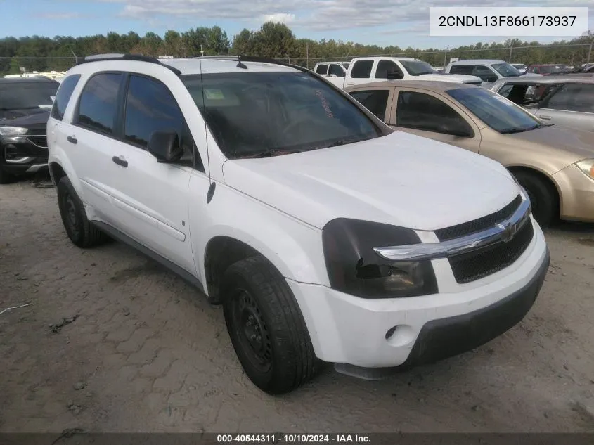 2006 Chevrolet Equinox Ls VIN: 2CNDL13F866173937 Lot: 40544311