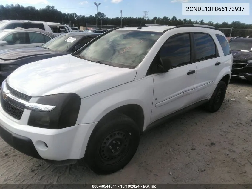 2006 Chevrolet Equinox Ls VIN: 2CNDL13F866173937 Lot: 40544311