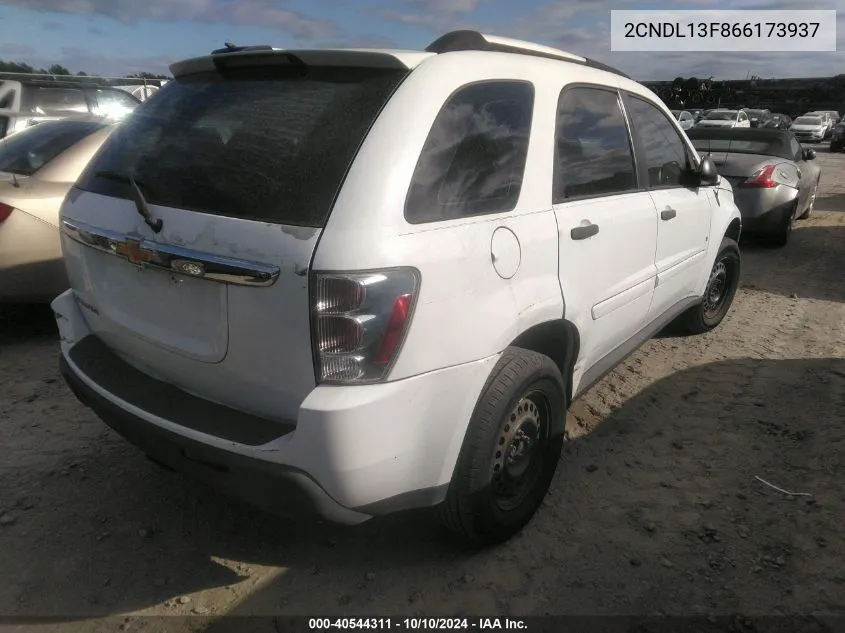 2CNDL13F866173937 2006 Chevrolet Equinox Ls