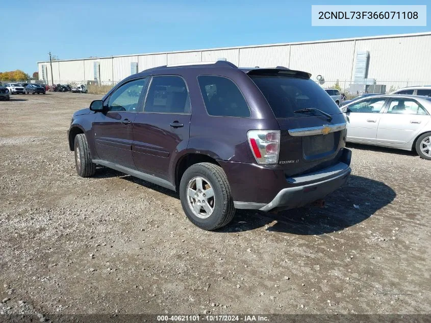 2CNDL73F366071108 2006 Chevrolet Equinox Lt