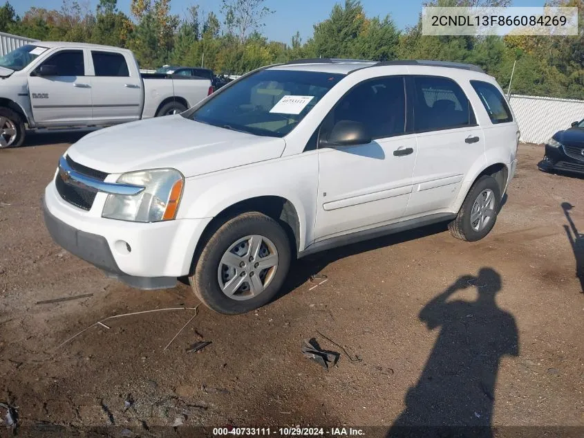 2006 Chevrolet Equinox Ls VIN: 2CNDL13F866084269 Lot: 40733111