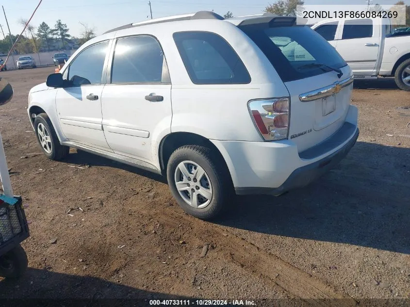 2006 Chevrolet Equinox Ls VIN: 2CNDL13F866084269 Lot: 40733111