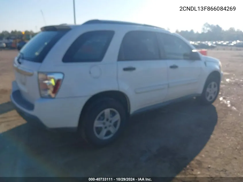 2006 Chevrolet Equinox Ls VIN: 2CNDL13F866084269 Lot: 40733111