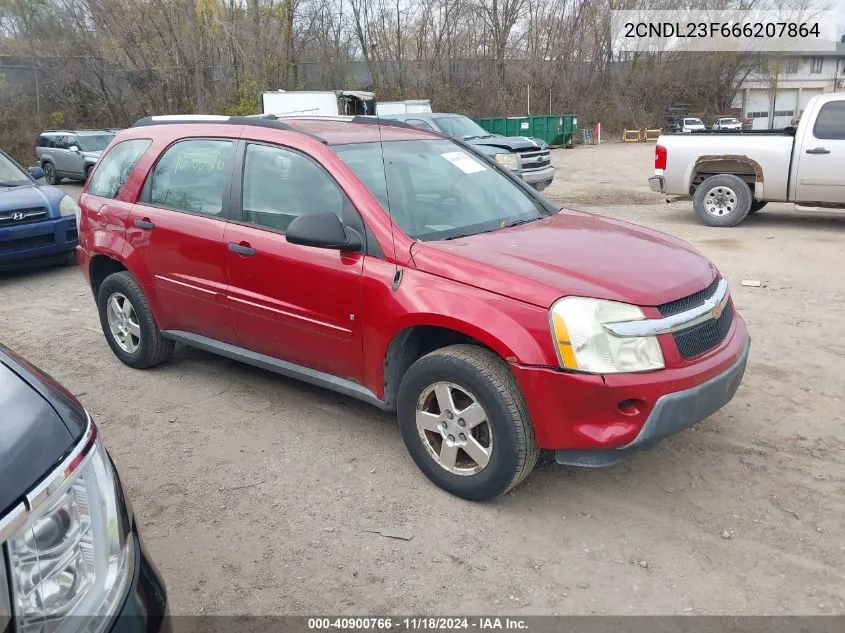 2006 Chevrolet Equinox Ls VIN: 2CNDL23F666207864 Lot: 40900766