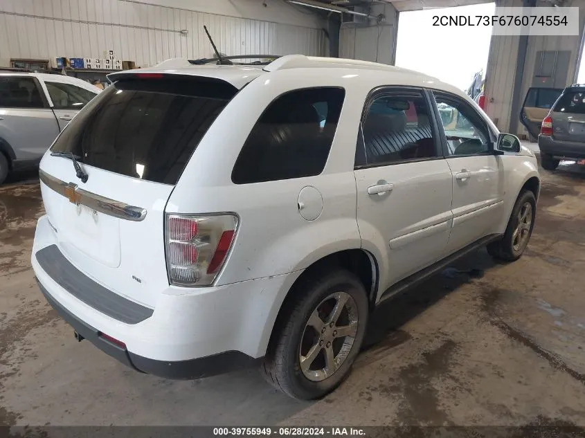 2CNDL73F676074554 2007 Chevrolet Equinox Lt