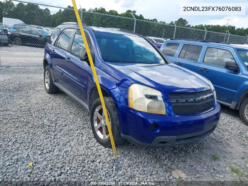 2CNDL23FX76076083 2007 Chevrolet Equinox Ls