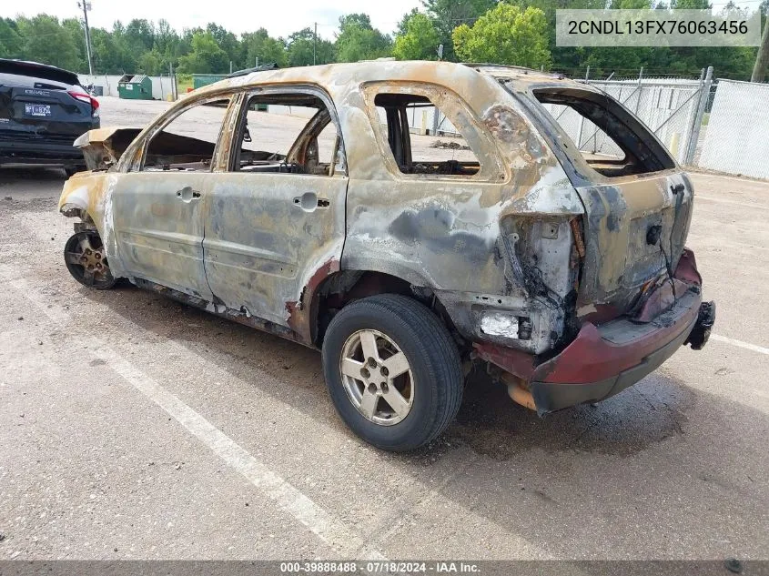 2CNDL13FX76063456 2007 Chevrolet Equinox Ls