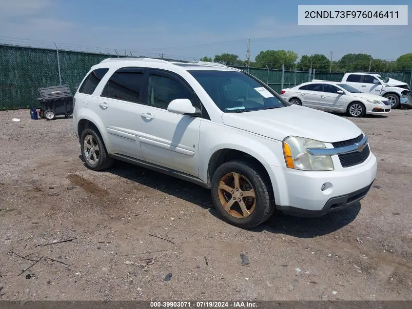 2007 Chevrolet Equinox Lt VIN: 2CNDL73F976046411 Lot: 39903071